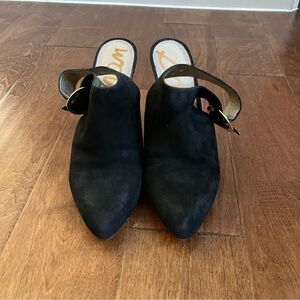 Sam Edelman Suede Sling Back Booties Size 10